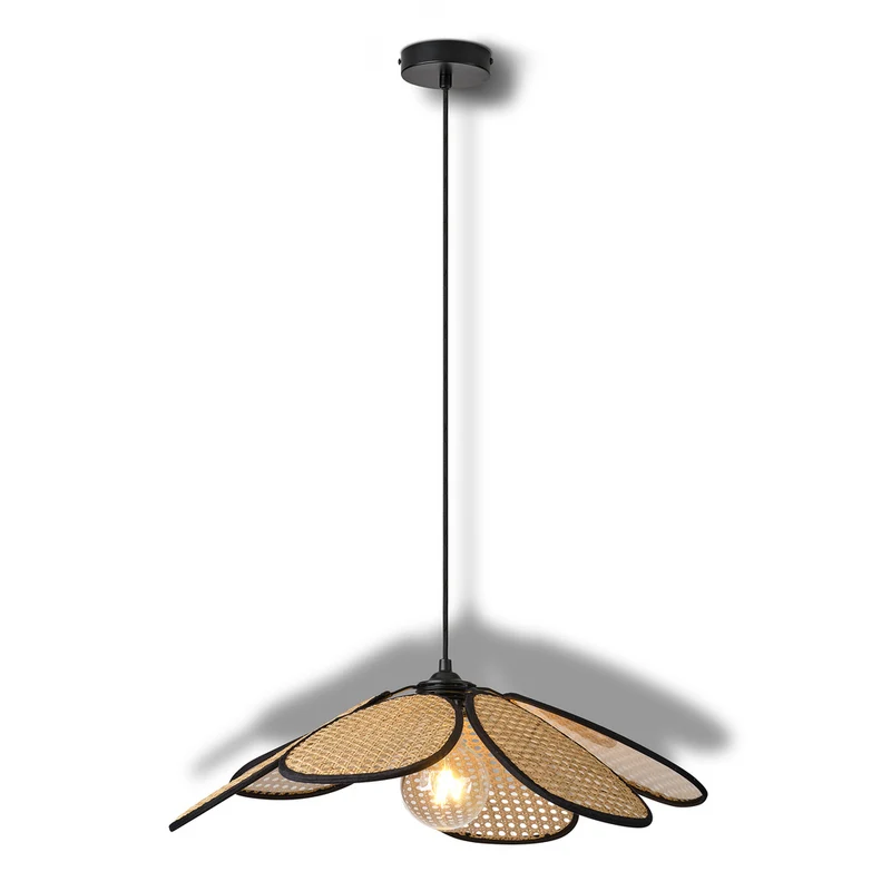Lámpara colgante OSRAM DECOR Rattan Daisy E27 Marrón