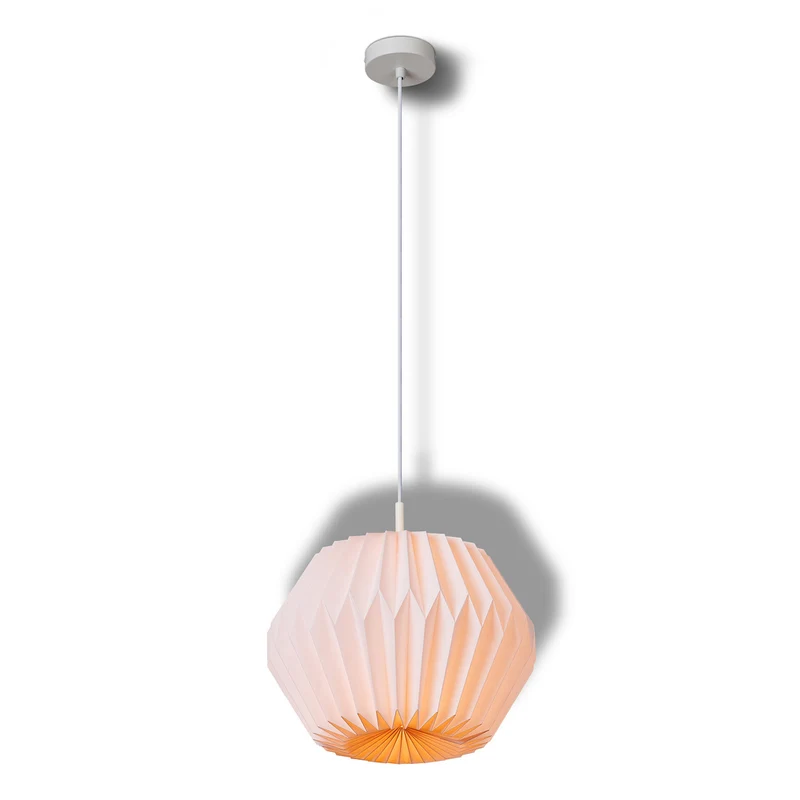 Lámpara colgante OSRAM DECOR Paper Lantern Gem E27 blanca