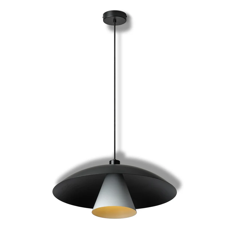 Lámpara colgante OSRAM DECOR Flying Mushroom E27 negra