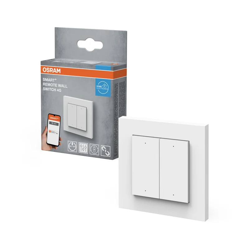 Interruptor de pared magnético inteligente OSRAM Wifi SMART+ con 4 botones