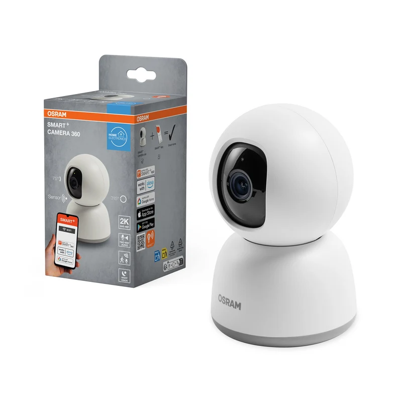 Cámara de vigilancia inteligente OSRAM Wifi SMART+ Blanca