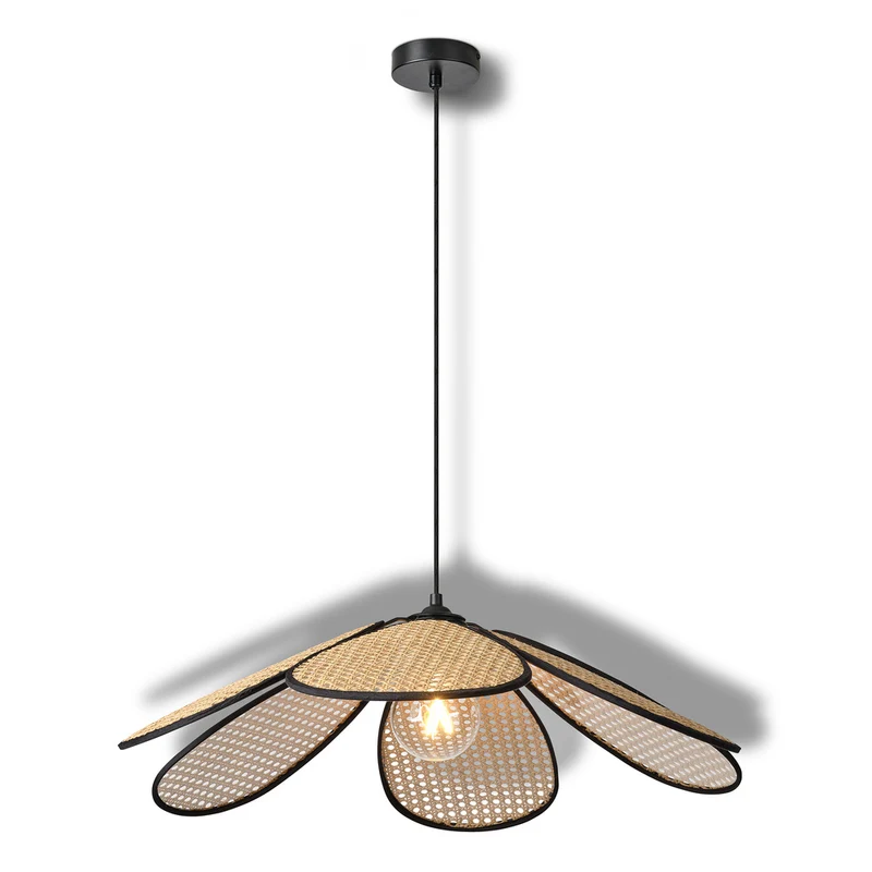 Lámpara colgante OSRAM DECOR Rattan Daisy E27 Marrón