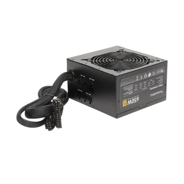 Fuente de Poder PowerSpec CW - 650W - 80 PLUS Gold - Semi Modular - ATX