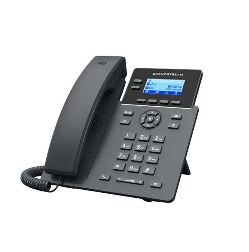 Teléfono IP SIP HD 2 líneas POE (SIN-FP) GRP2602P Marca: Grandstream