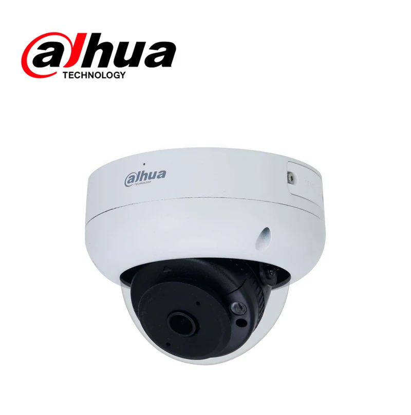 Cámara de seguridad IP Minidomo de cúpula 4MP Angulo de Visión 180°IP67 Marca: Dahua