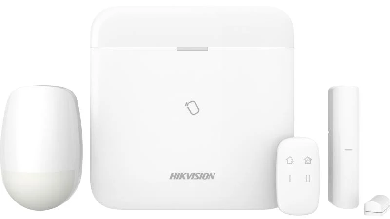 Lector de Tarjetas Hikvision - Soporta 96 Zonas - Tag integrado - 4G, Wi-Fi y Ethernet - Incluye Batería de respaldo - DS-PWA96-KIT-WB