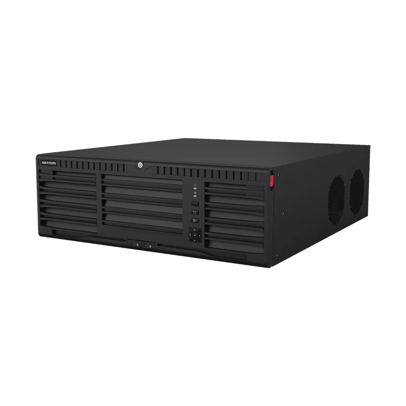 NVR Hikvision - 32 Megapixel (8K) - 32 Canales IP - Soporta Cámaras AcuSense - 16 Bahías de Disco Duro - DS-9632NI-M16