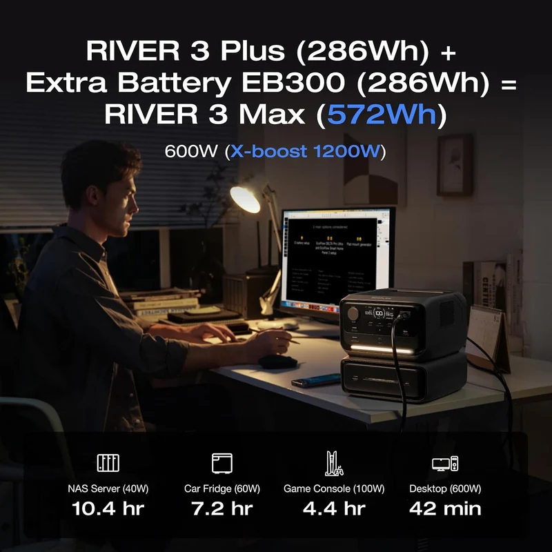 Batería de Expansión EcoFlow RIVER 3 Plus