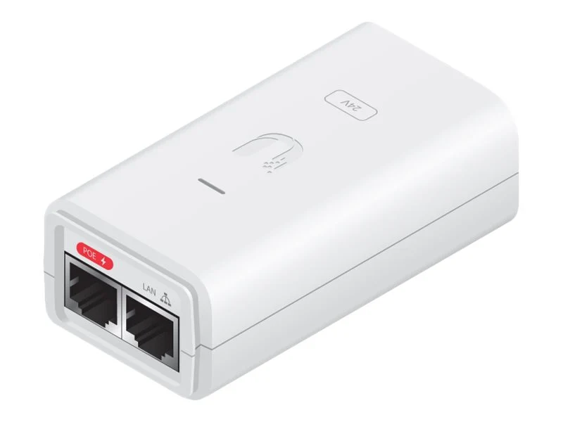 Inyector PoE Ubiquiti POE-24-7W-G-WH