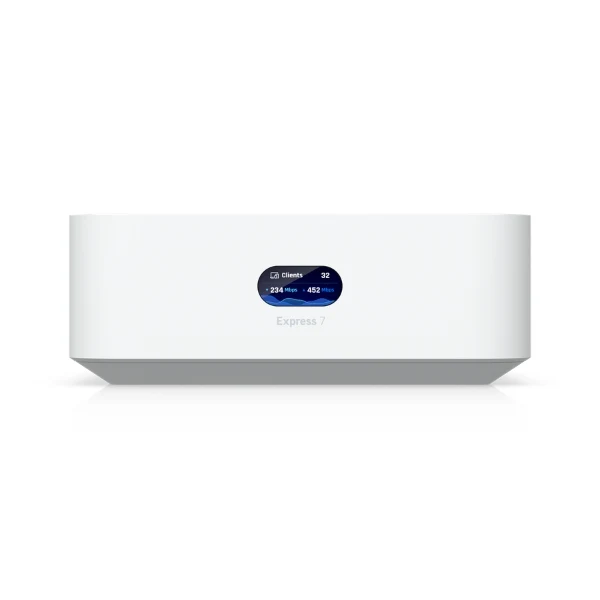 Cloud Gateway Ubiquiti UniFi Express 7 Mesh escalable, ultra-compacto, 10G con WiFi 7 integrado