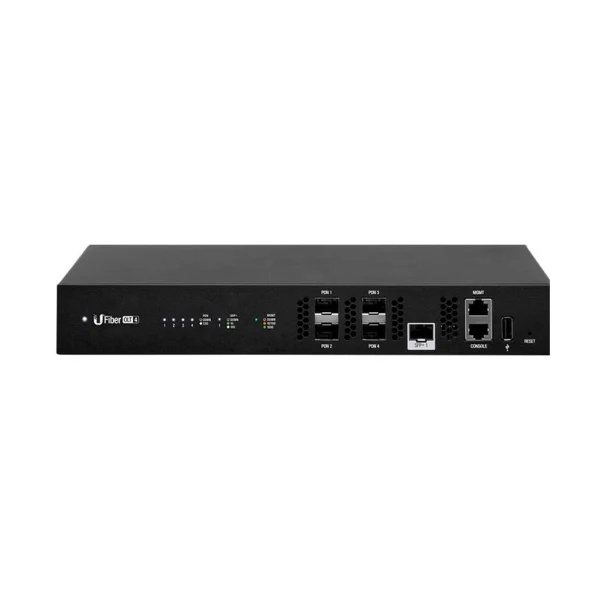 Cloud Gateways Ubiquiti uFiber UF-OLT-4 Nuevo Capacidad de 256 Clientes GPON OLT con sistema de gestión UNMS