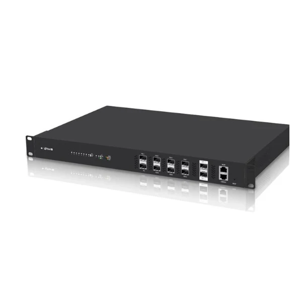 Cloud Gateways Ubiquiti UF-OLT-8 U Fiber, OLT de 8 puertos 40W GPON Optical Line Terminal con 8 puertos PON y 2 puertos SFP+