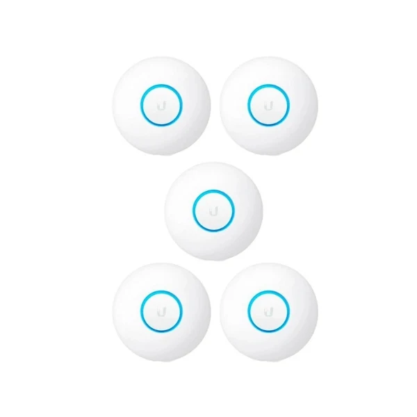 WiFi Ubiquiti Access Point nanoHD 5-Pack - Dual-Band 802.11ac Wave 2 - 200+ Clientes Concurrentes - PoE
