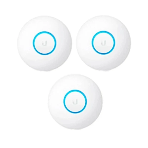 WiFi Ubiquiti UniFi UAP-nanoHD-3 Nuevo 4x4 MU-MIMO Wave 2 802.11ac Access Point Empresarial, 3-Pack, Clientes Concurrentes 200+