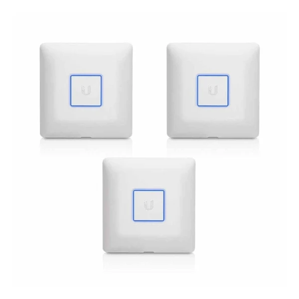WiFi Ubiquiti UniFi AP-AC 3-pack, Punto de acceso Dual Band PoE+ - 200+