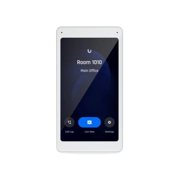 Acceso a Puertas Ubiquiti Access Intercom Viewer, Pantalla que funciona con Intercom y G2 Reader Pro para control remoto y evaluación de visitantes
