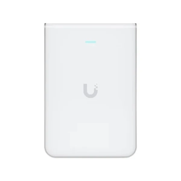 WiFi Ubiquiti Punto de Acceso Wall-mounted WiFi 7 con 6 Spatial Streams y soporte 6 GHz, diseñado para constructores de casas