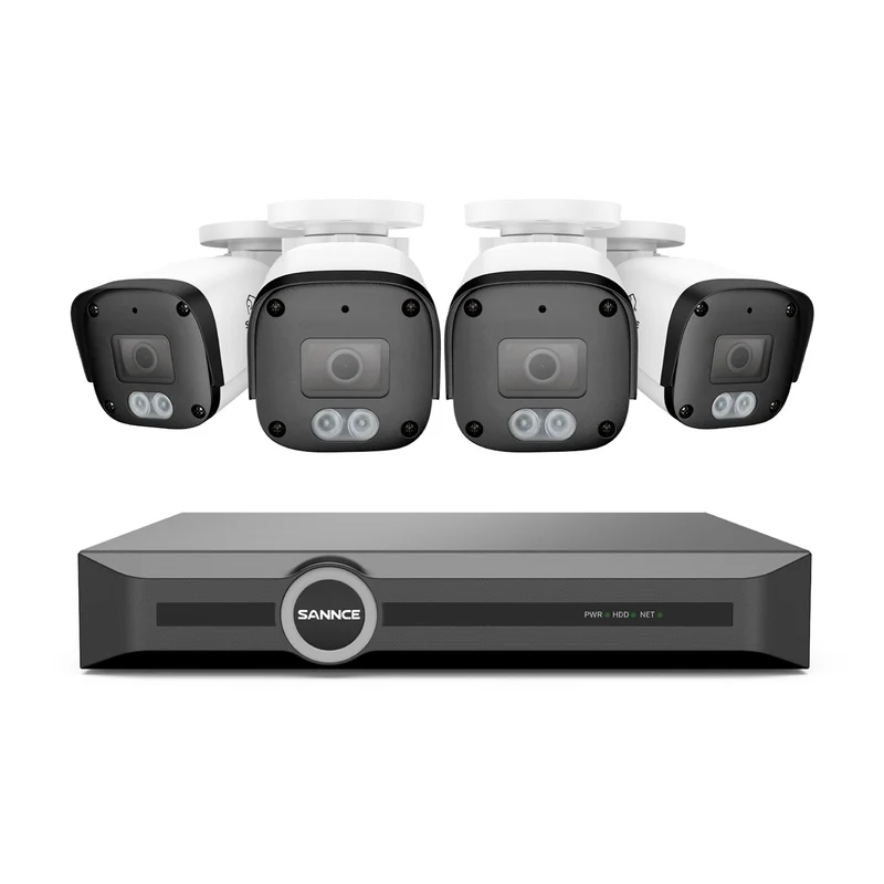 EH500 - 5MP 8 Channel PoE Security System, 6MP NVR, S+265., Human & Vehicle Detection, Smart Playback, Smart Notification with Image Attached