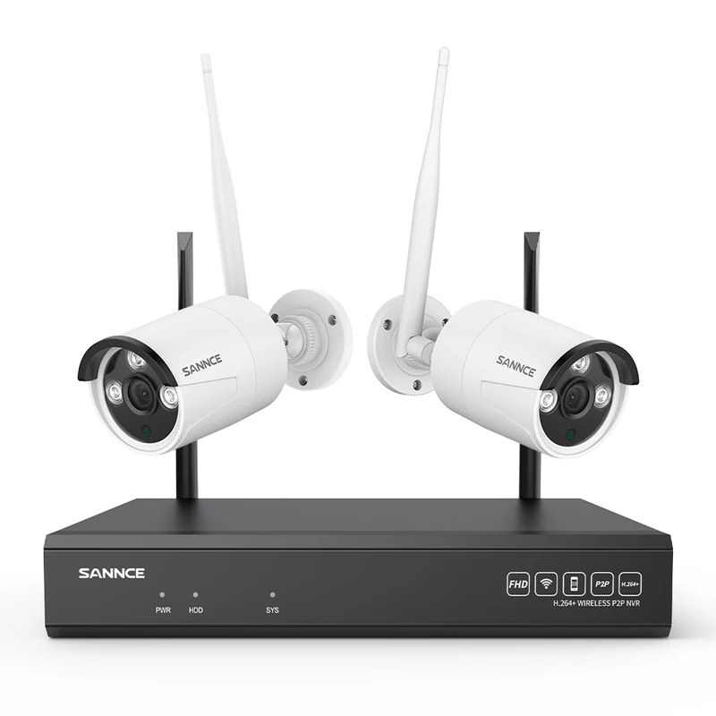 4K 8-Channel Wireless Security Camera System, 8MP NVR, 8MP WiFi IP Camera, Two-Way Audio, IP66 Waterproof, Smart AI Human Detection, Work With Alexa