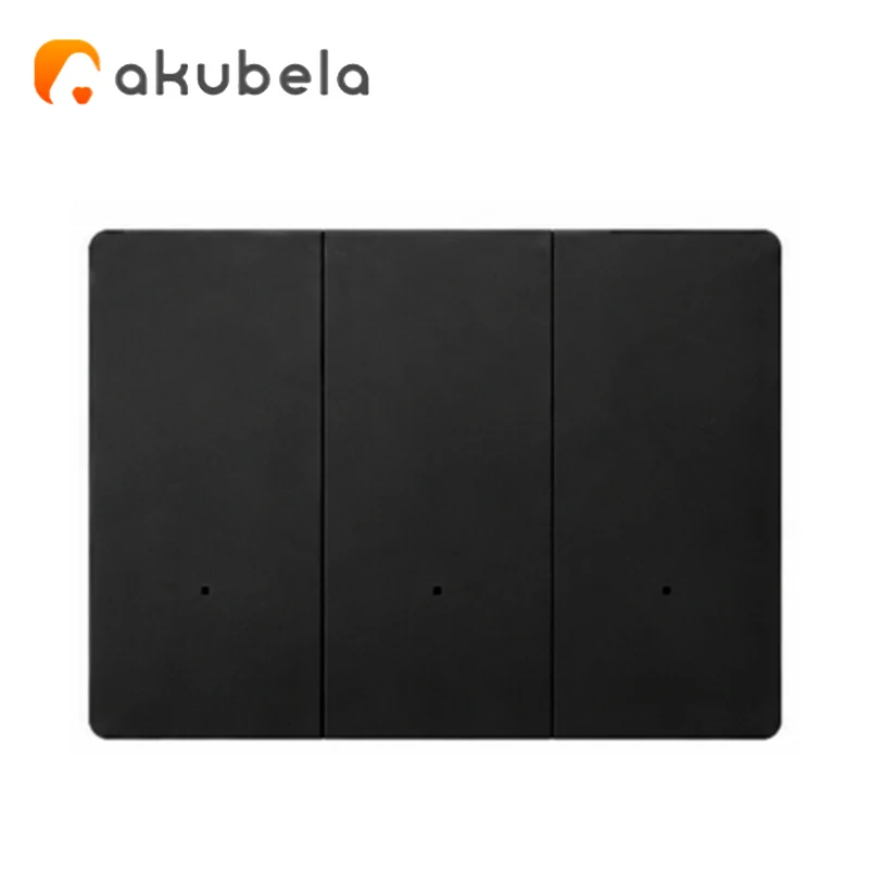 Apagador Inteligente 3 Canales (Negro) ZBG4 Marca: Akubela