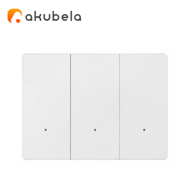 Apagador Inteligente 3 Canales (Blanco) ZBG4 Marca: Akubela