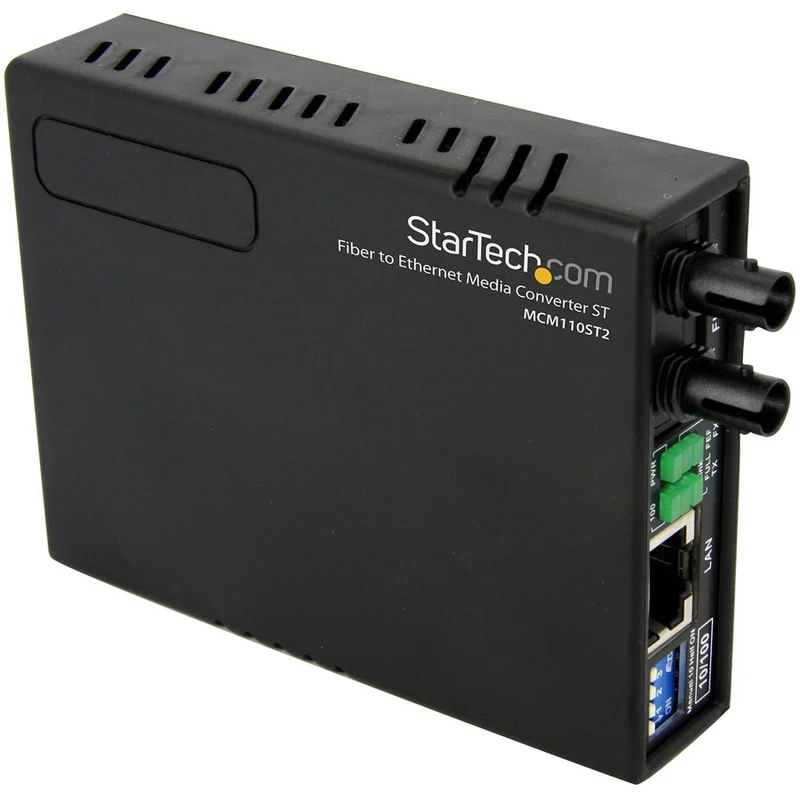 Convertidor de Medios StarTech.com StarTech Multi-Mode (MM) ST Fiber Media Converter