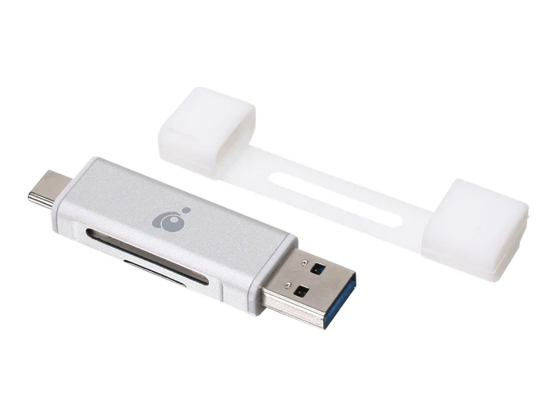 Control de Acceso IOGEAR USB-C Duo Mobile Device Card Reader/Writer