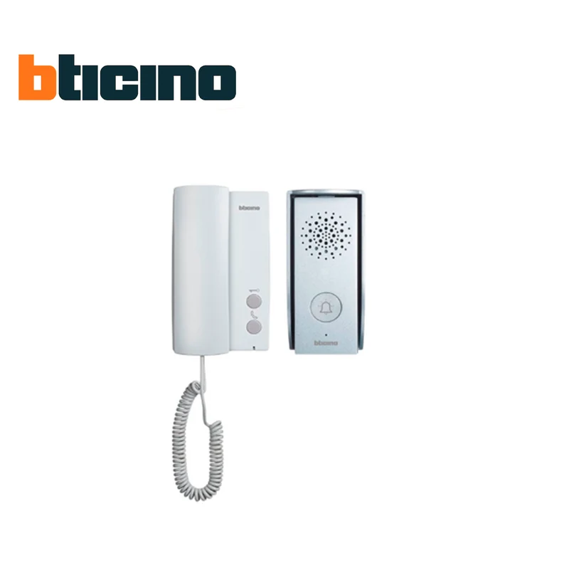 Intercomunicador basico con auricular, volumen ajustable, IP54 315111 Marca: BTICINO