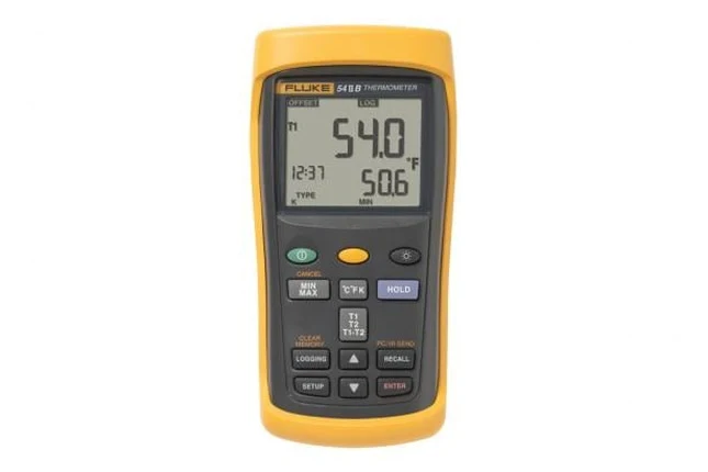 Sensor de Seguridad Fluke Networks 54 II B Dual-Input Data Logging Thermometer