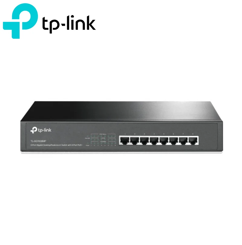 Switch de 8 puertos Gigabit PoE+ no administrable TL-SG1008MP Marca: TP-Link