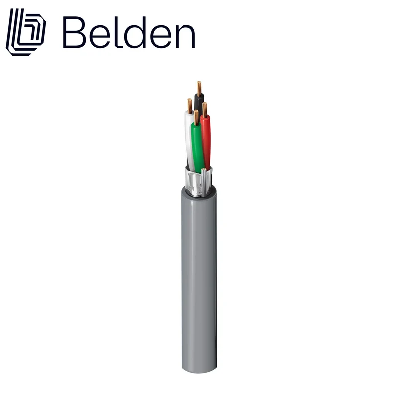 Cable Multipar Blindado 5302FE 4x18 AWG CMR 305 m Gris 5302FE 0081000 Marca: Belden