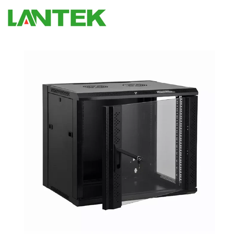 Gabinete 9U Pared Desarmado s/abanico 570W * 450D,LTK-GAB9D Marca: LANTEK