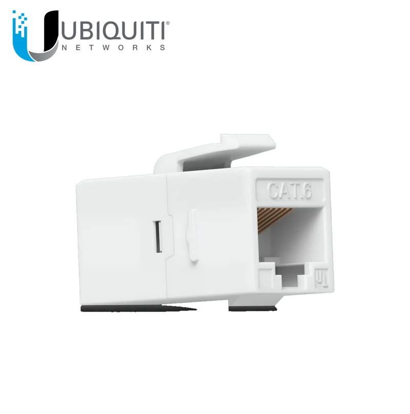 Acoplador Keystone Cat6 de paso para conectar cables Ethernet preterminados sin problemas. 12Pack UACC-Keystone-Coupler-C6 Marca: Ubiquiti