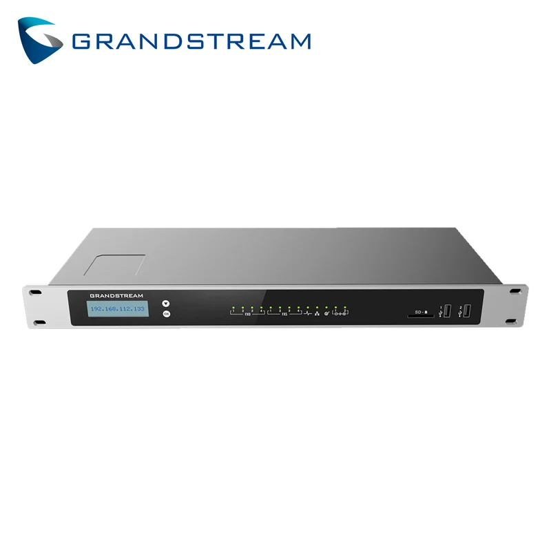 PBX IP 8FXS/8FXO Hasta 800 Usuarios y 50 SIP Trunks UCM6308 Marca: Grandstream