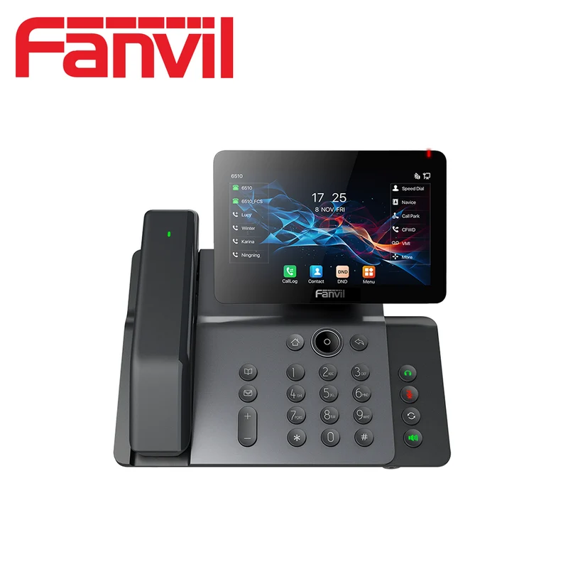 Telefono IP Bluetooth Handset 7" Con Auricular Inalámbrico V66 PRO Marca: Fanvil