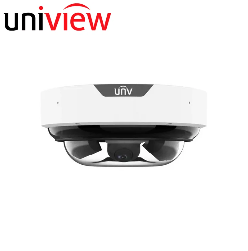 Camara IP Domo 5MPX4& 2.7-13.5MMX4 STARTLIGHT IR-50M IP67 2AUD POE IK10 IPC8645EA-ADZKM-I1 Marca: Uniview