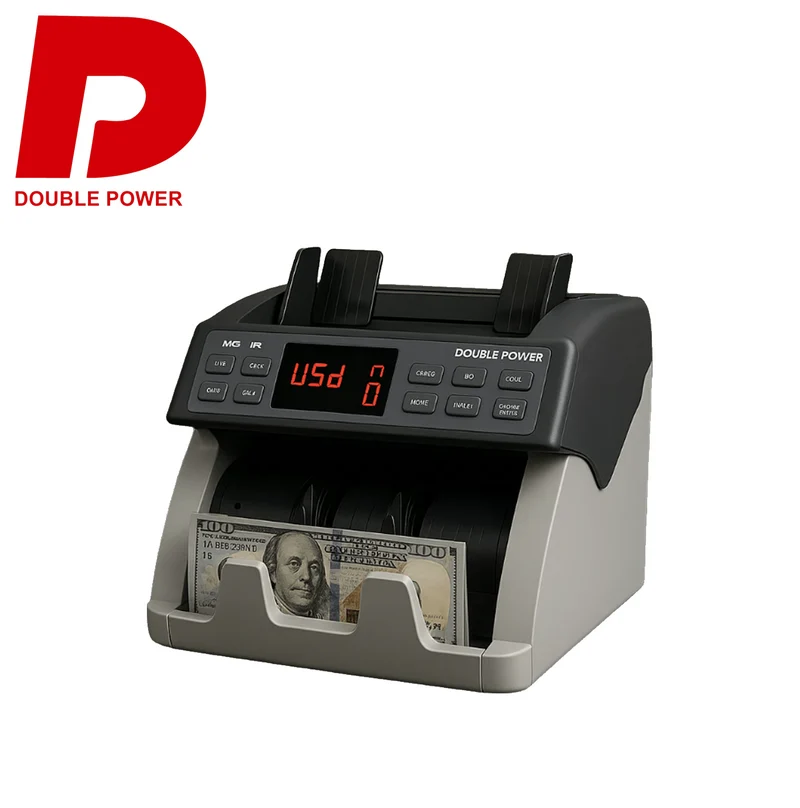 Contador de Billetes / Sensor MG-IR-UV / Velocidad 1500 notas DP7311S Marca: Double Power