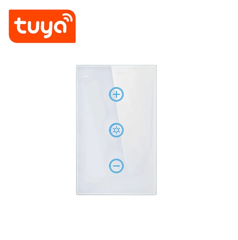 Apagador Inteligente WIFI Tecnología Tuya 3 Luces Con Dimmer 150W TK-DS-172 Marca: Tuya