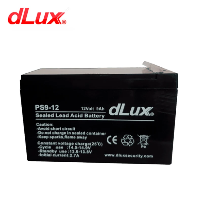 Batería de Plomo-ácido Sellada PL9 Marca: Dlux