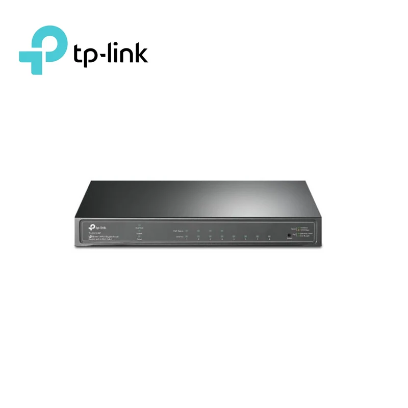 Switch de 4 puertos POE+ y 4 puertos gigabit 10/100/1000 MBPS ADMINISTRABLE Marca: TP-Link