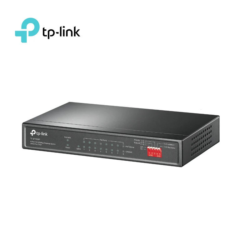 Switch omada de escritorio 9 puertos TL-SF1009P Marca: TP-Link