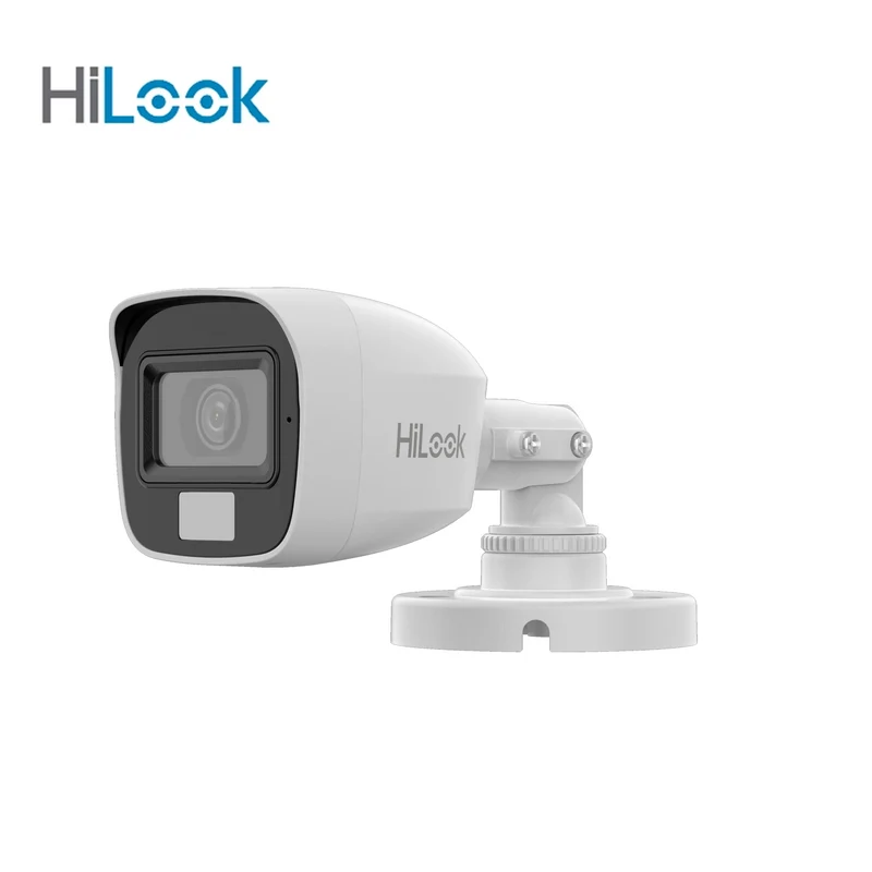 Cámara bullet análoga 2 MP 2.8 mm con micrófono IP66 THC-B127-LMS Marca: HiLook