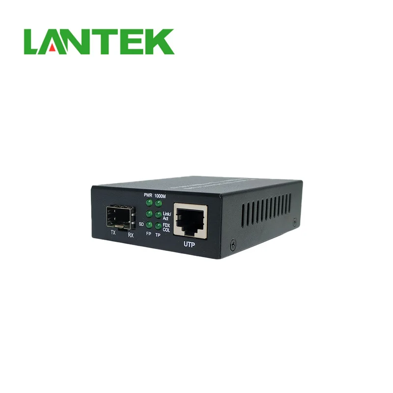 Convertidor de medios 1G SFP (No incluye el Gbic) LTK-MCSFP LANTEK Marca: Lantek