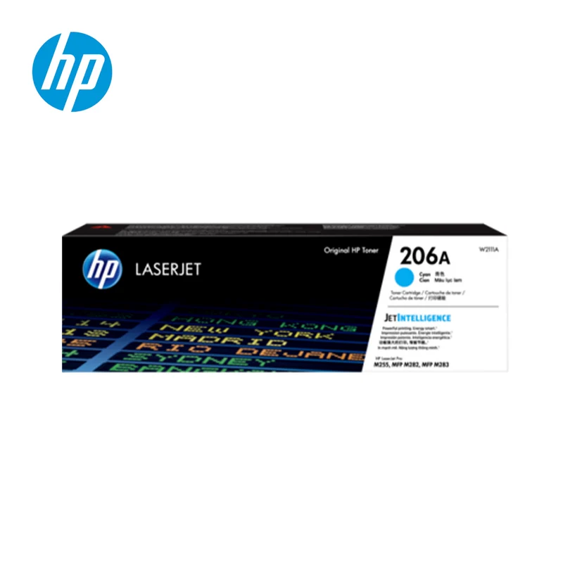 Cartucho de toner CYAN #206A W2111A Marca: HP