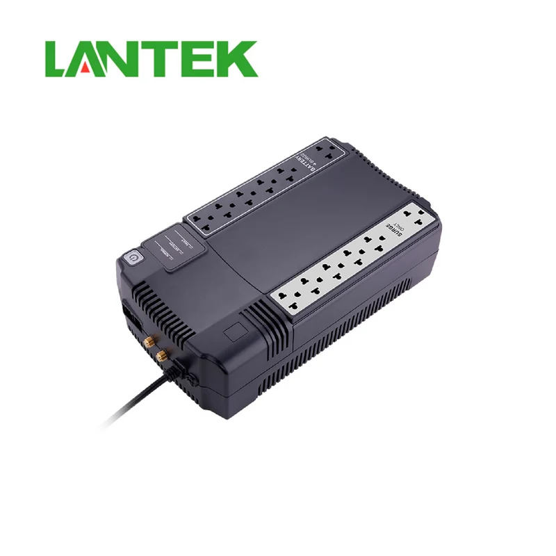 UPS 800VA-LR 480W regulador de voltaje y protección LTK-UP08 Marca: Lantek
