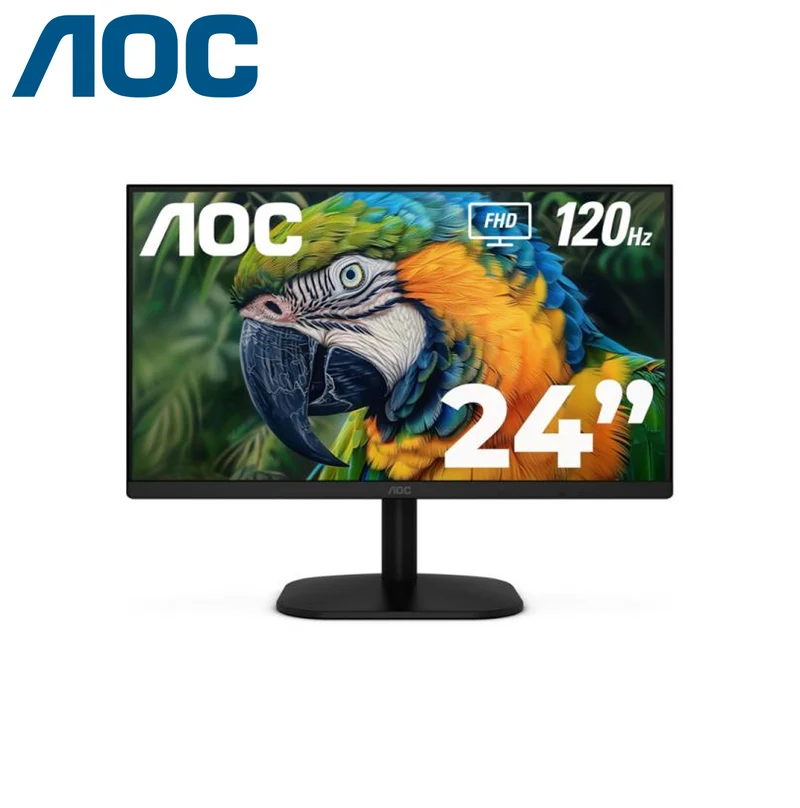 Monitor 24" plana Full HD 1920X1080 120Hz IPS HDMI / VGA / 3.5MM 24B35H3 Marca: AOC
