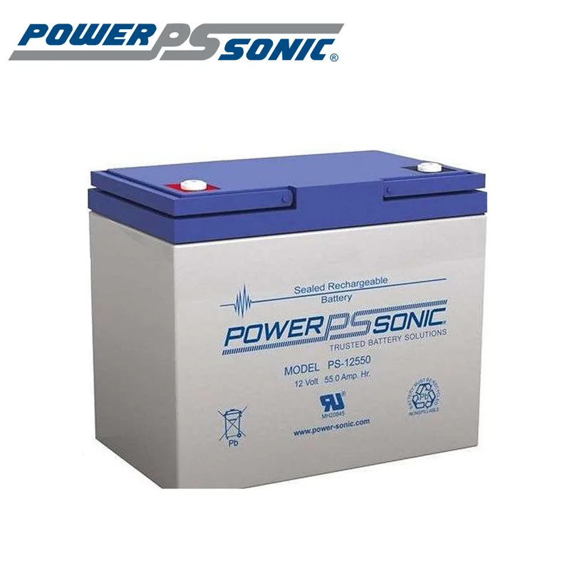 Bateria recargable 12V-55A PS-12550B Marca: Power Sonic