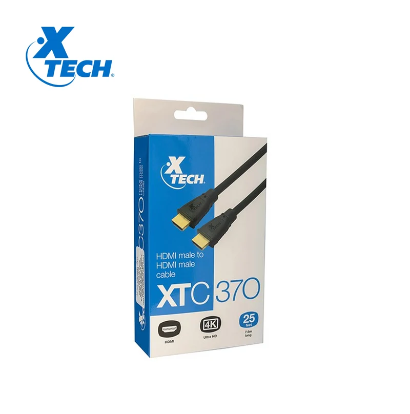 Cable de audio / vídeo HDMI macho XTC-370 Marca: Xtech