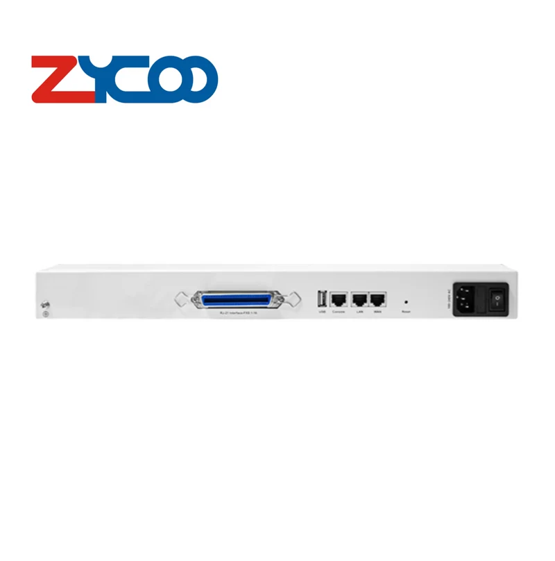 Gateway de 16 puertos FXS RJ11 1 puerto RJ21 G216 Marca: ZYCOO