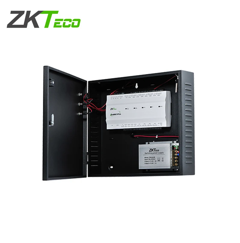 Control de acceso para 2 puertas Biometrico incluye gabinete y fuente de poder, H: 20000, T: 60000, E: 100000 INBIO260PRO-PB Marca: ZkTeco